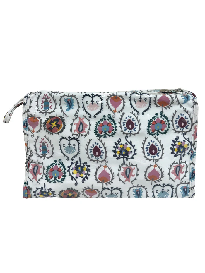 Box Cosmetic Bag, Vinyl Covered - Image 2