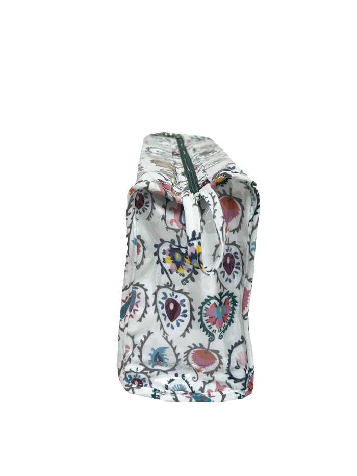 Box Cosmetic Bag, Vinyl Covered - Image 3