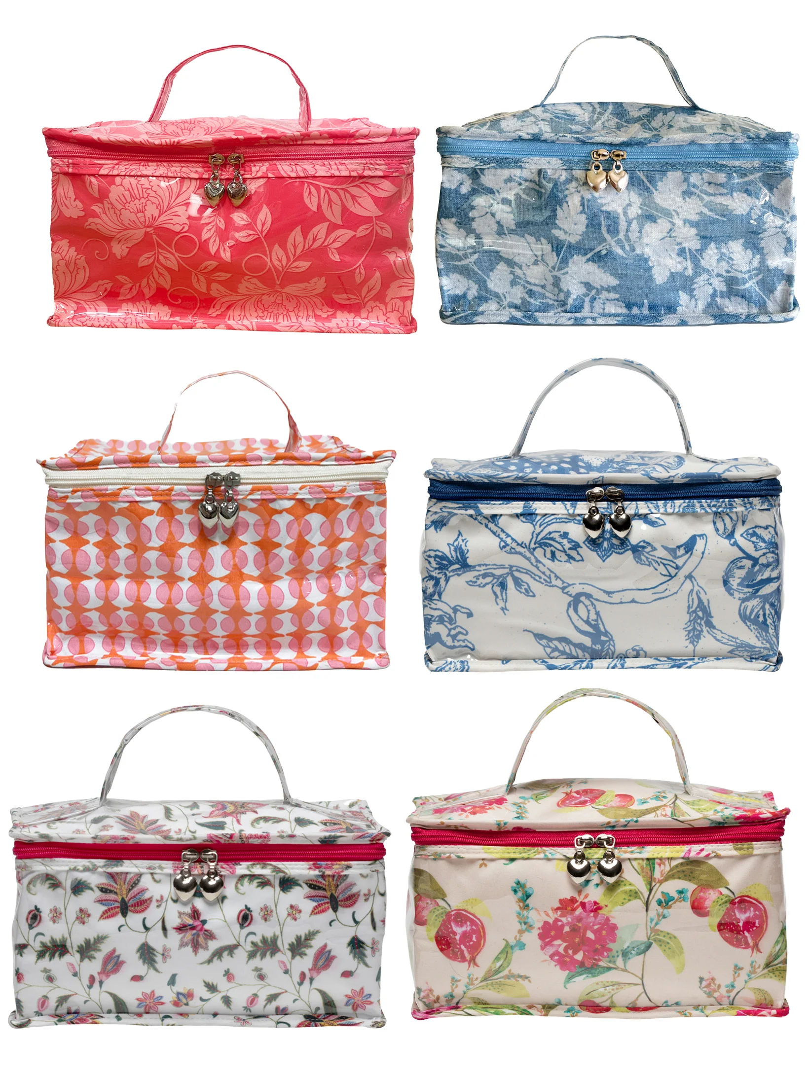 Vanity Bag, Cotton/Waterproof PVC - Image 2
