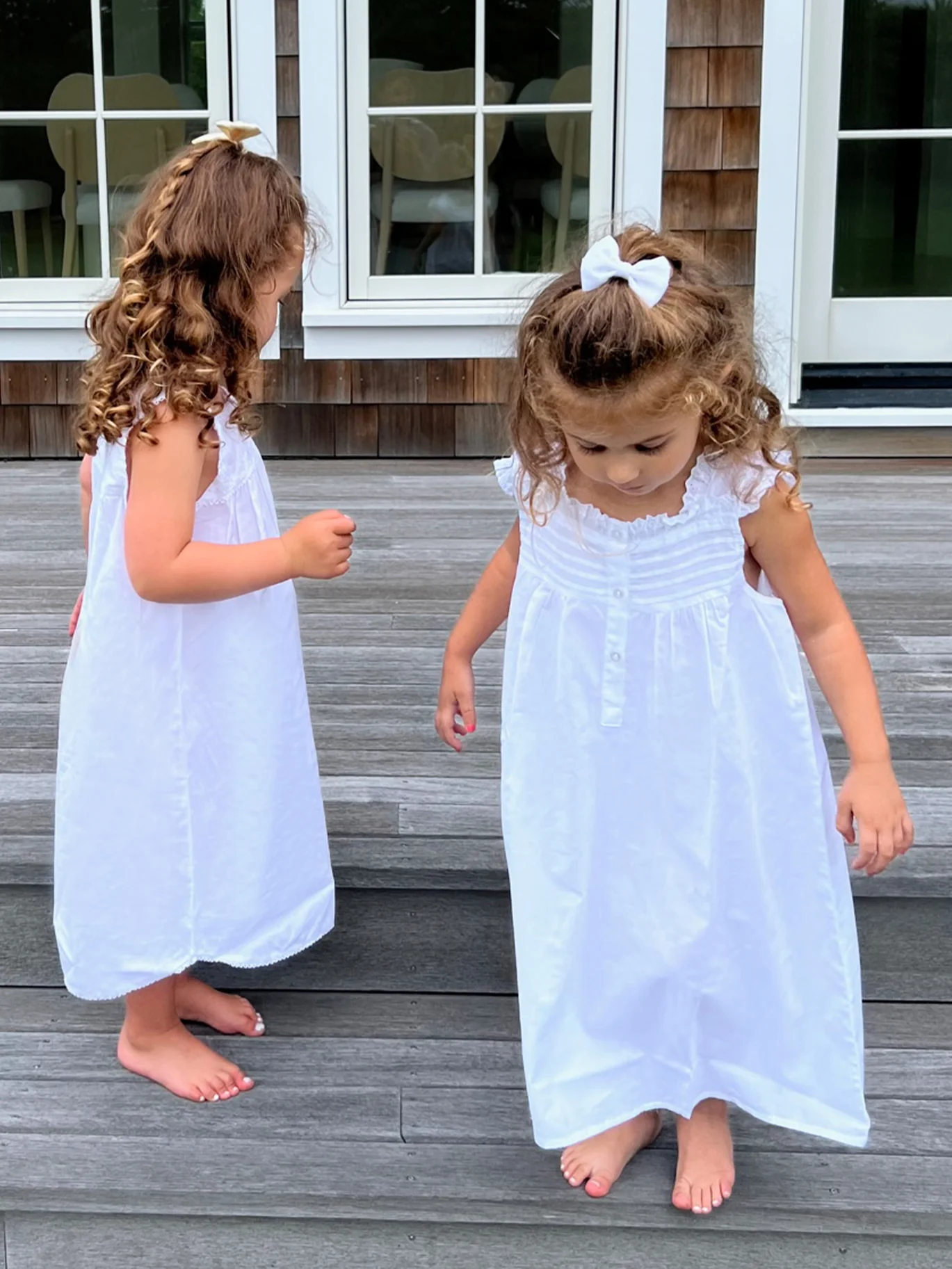 Chelsea White Cotton Dress, Lace - Image 11