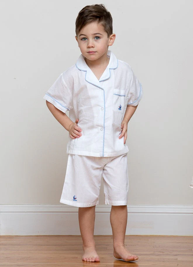 Ship Shape Shorts, Embroidered Sailboat - Image 5