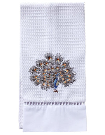 Guest Towel, Ladder Lace, Embroidered Animals - Image 6