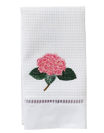 Guest Towel, Ladder Lace, Embroidered Botanical - Image 10