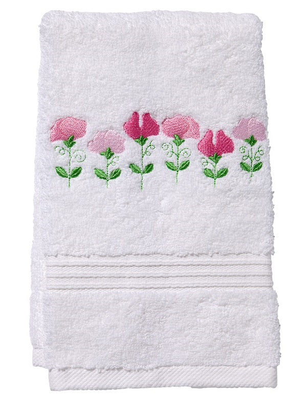 Guest Towel, Terry, Botanical Embroidered - Image 10