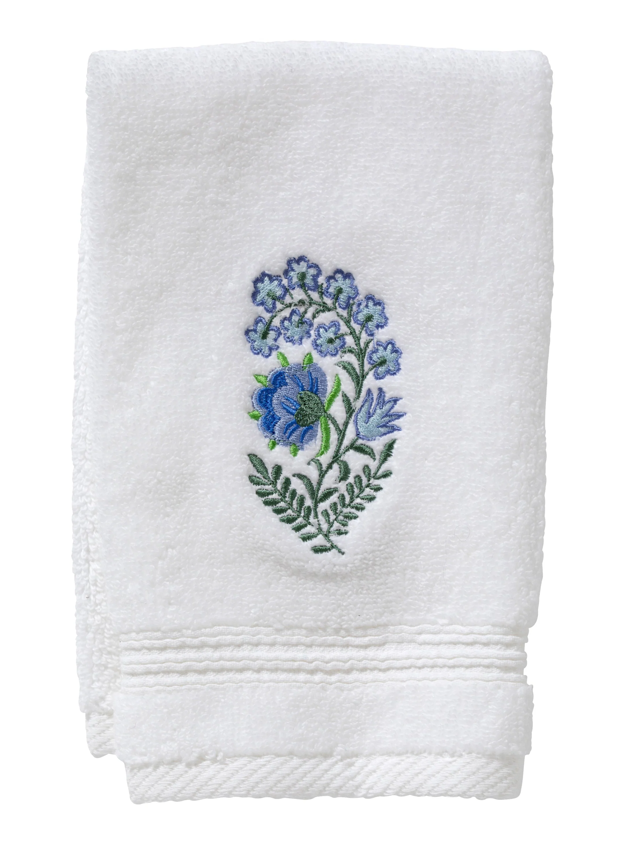 Guest Towel, Terry, Botanical Embroidered - Image 7