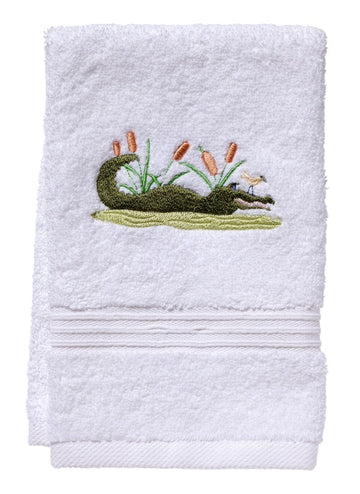 Guest Towel, Terry, Embroidered Animals - Image 12