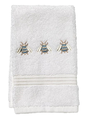 Guest Towel, Terry, Embroidered Bees - Image 2