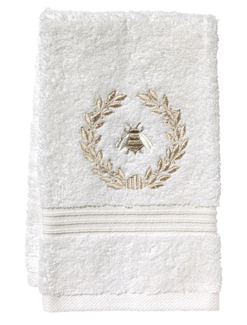 Guest Towel, Terry, Embroidered Bees - Image 4