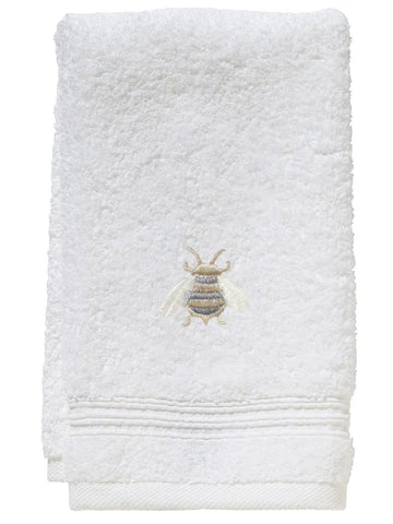 Guest Towel, Terry, Embroidered Bees - Image 6