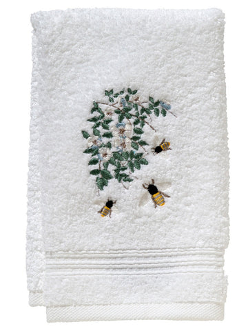 Guest Towel, Terry, Embroidered Bees - Image 7