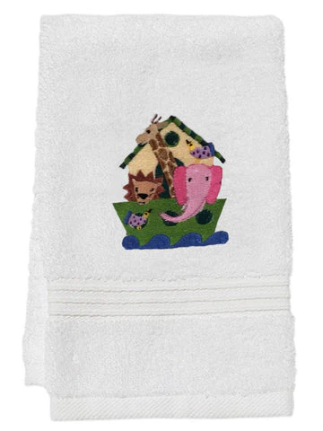Guest Towel, Terry, Embroidered Children - Image 4