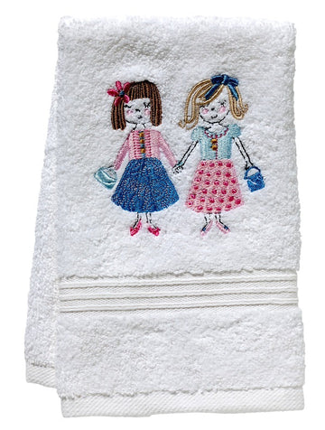 Guest Towel, Terry, Embroidered Children - Image 5