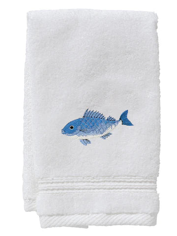 Guest Towel, Terry, Embroidered Sea Life - Image 10