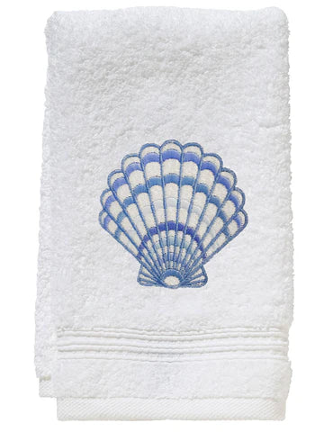 Guest Towel, Terry, Embroidered Sea Life - Image 2