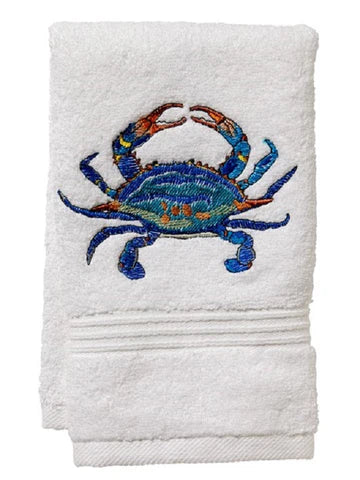 Guest Towel, Terry, Embroidered Sea Life - Image 4
