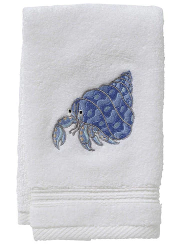 Guest Towel, Terry, Embroidered Sea Life - Image 5