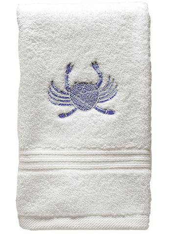 Guest Towel, Terry, Embroidered Sea Life - Image 6