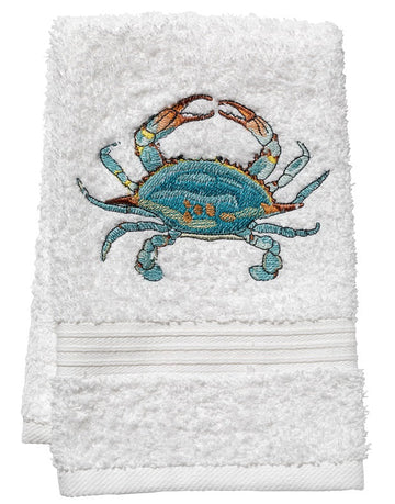 Guest Towel, Terry, Embroidered Sea Life - Image 8