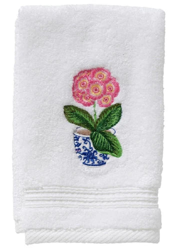 Guest Towel, Terry, Embroidered Topiary - Image 4