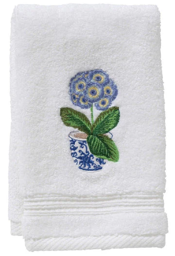 Guest Towel, Terry, Embroidered Topiary - Image 5