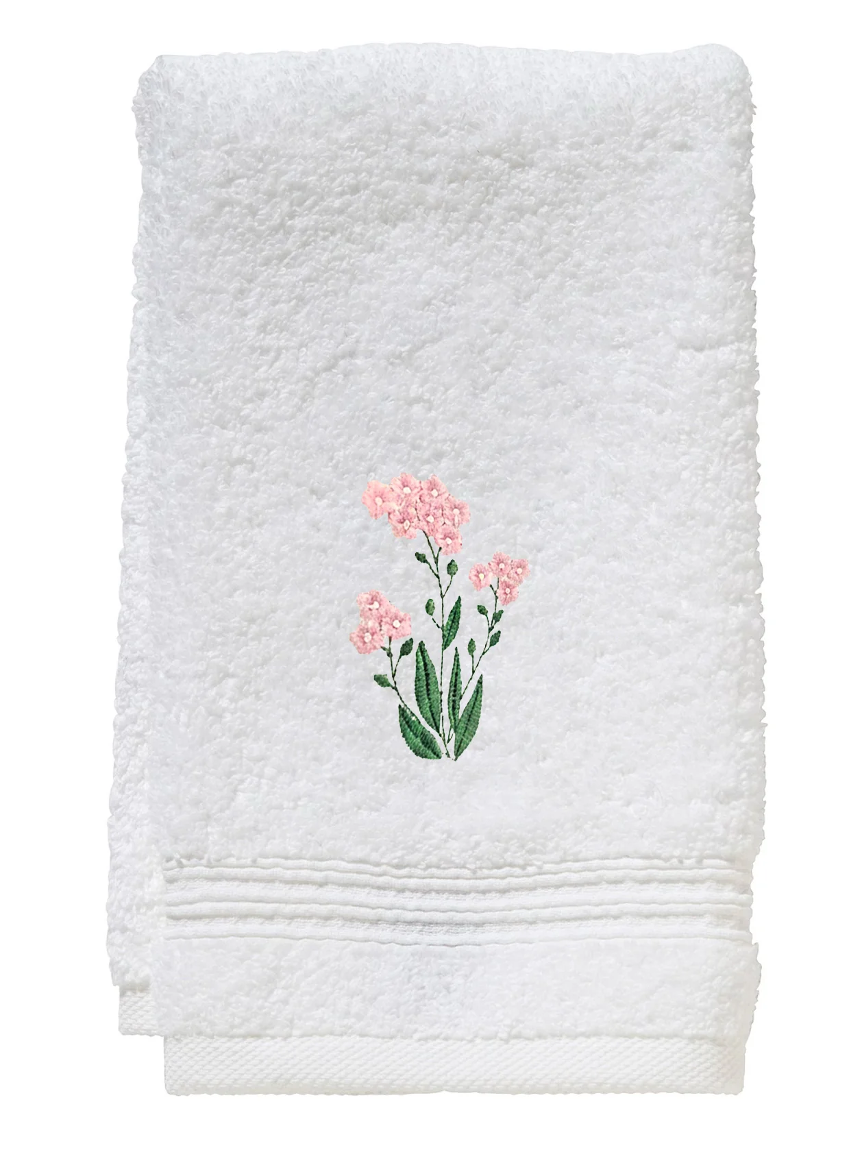 Guest Towel, Terry, Embroidered Blooms - Image 5