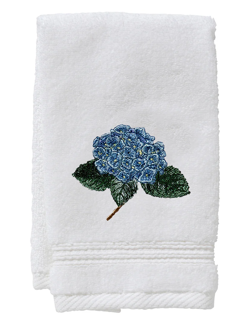 Guest Towel, Terry, Embroidered Blooms - Image 9