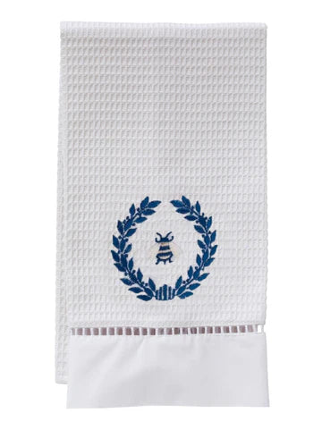 Guest Towel, Ladder lace, Embroidered Bees - Image 7