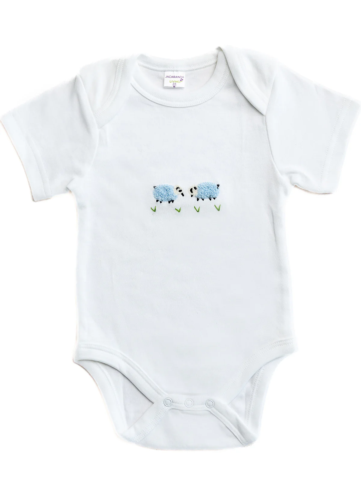 Onesie (Short Sleeve), Combed Cotton, Embroidered - Image 11