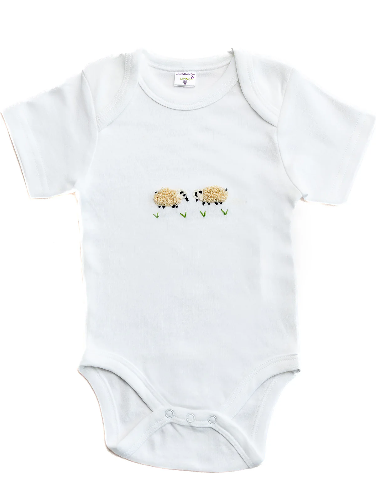 Onesie (Short Sleeve), Combed Cotton, Embroidered - Image 13