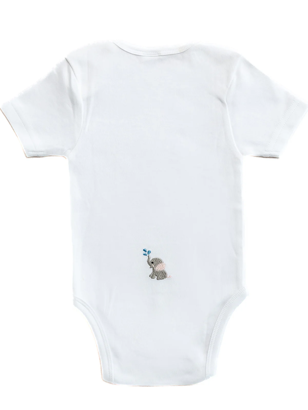 Onesie (Short Sleeve), Combed Cotton, Embroidered - Image 7