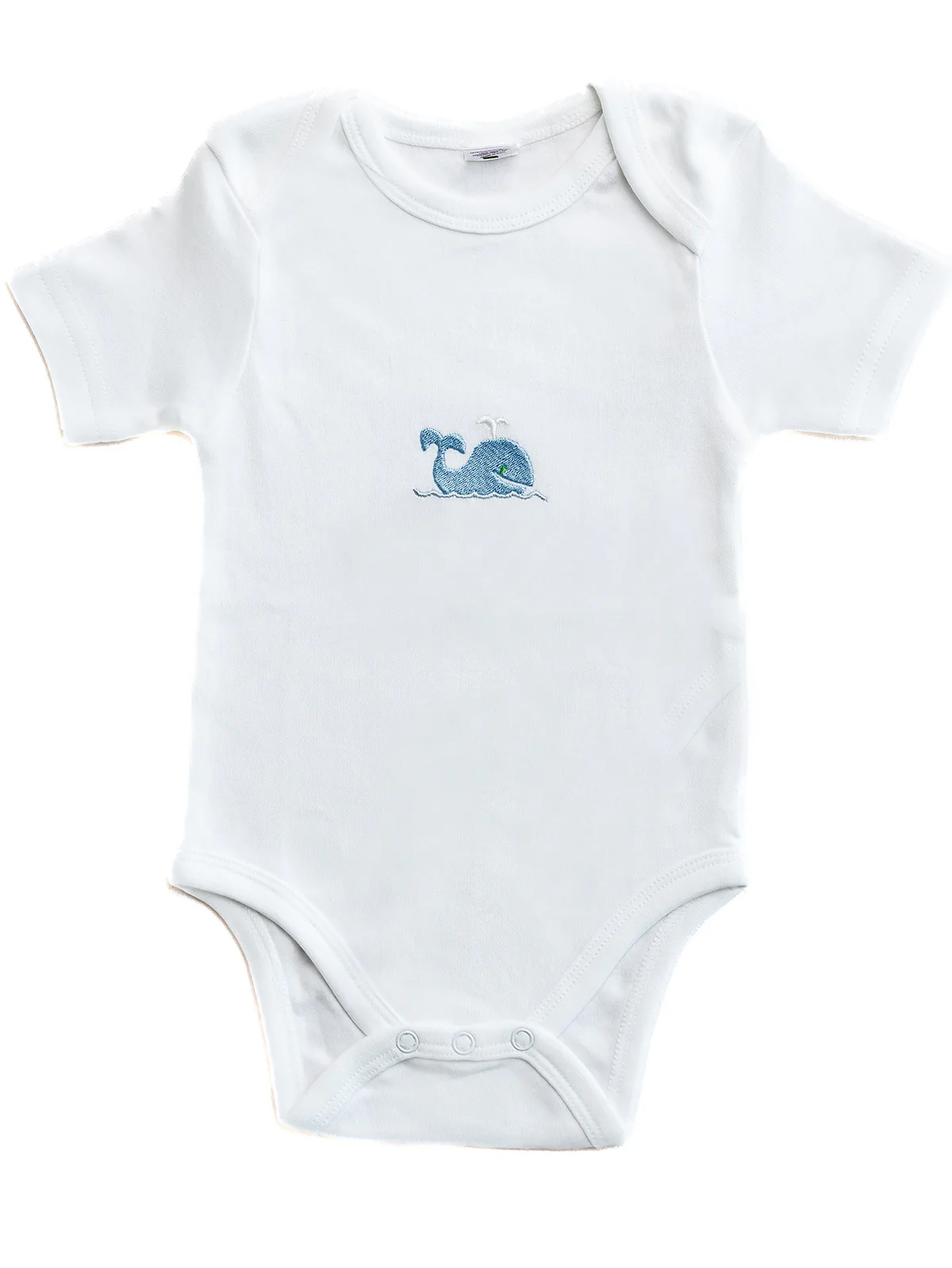 Onesie (Short Sleeve), Combed Cotton, Embroidered - Image 9