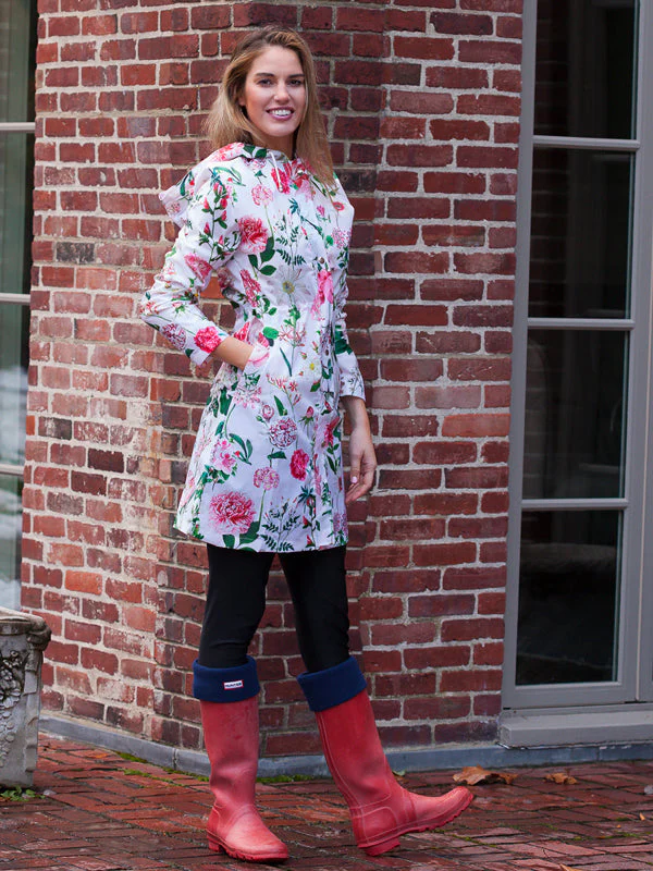 Cambridge Parka, Peony Design (Pink) - Image 3