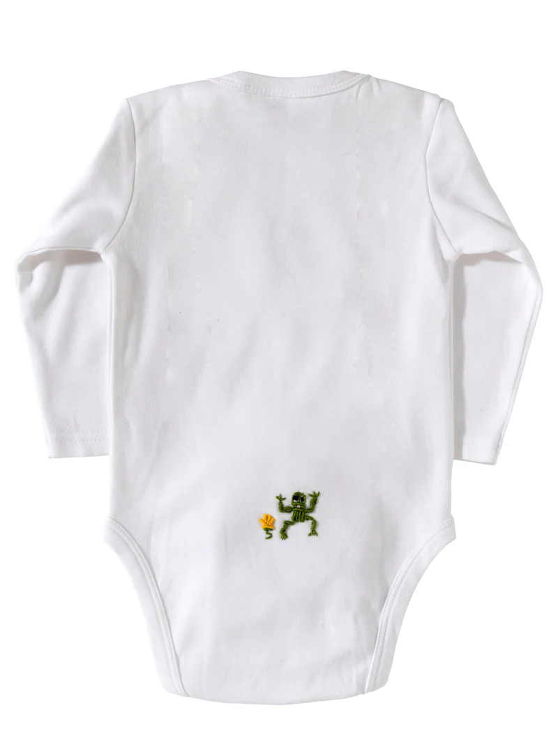 Onesie (Long Sleeve), Frog (Green) - Image 2