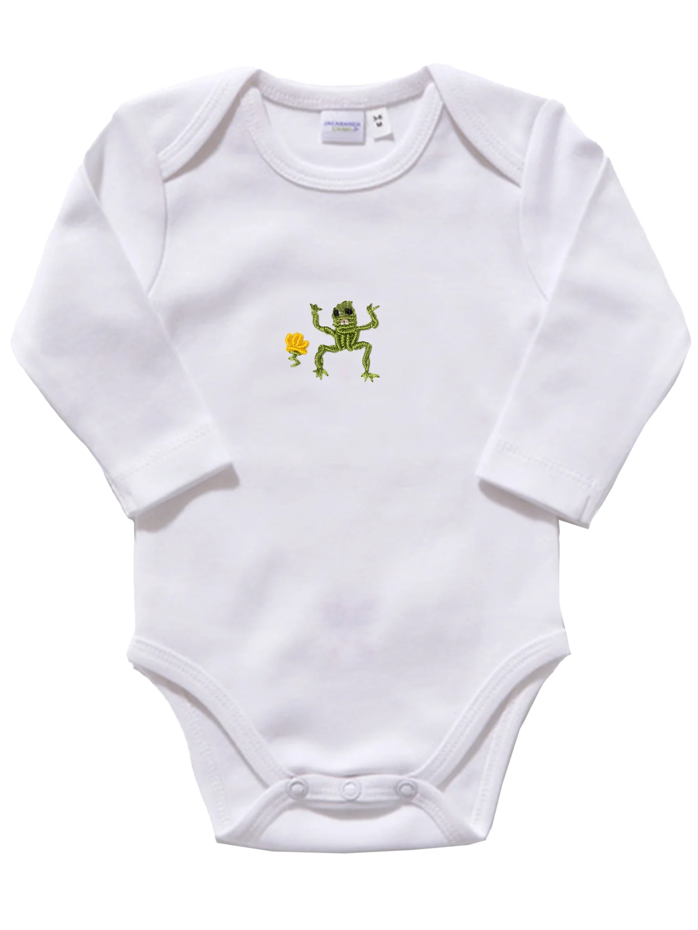 Onesie (Long Sleeve), Combed Cotton, Embroidered - Image 6