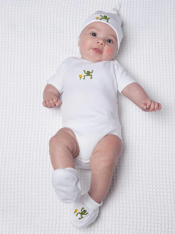 Onesie (Short Sleeve), Frog (Green) - Image 3