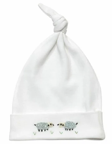 Knotted Hat - Combed Cotton (Embroidered) - Image 11