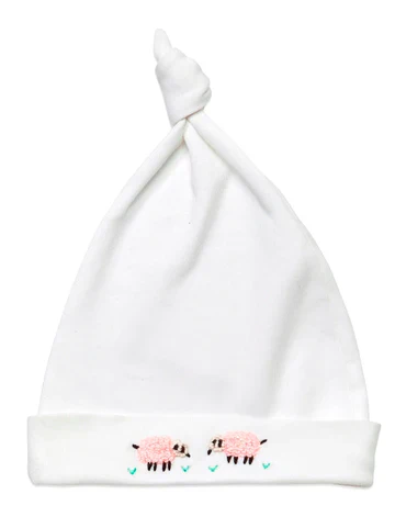 Knotted Hat - Combed Cotton (Embroidered) - Image 12