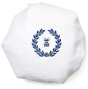 Shower Cap, Waffle Weave, Embroidered Nature - Image 8