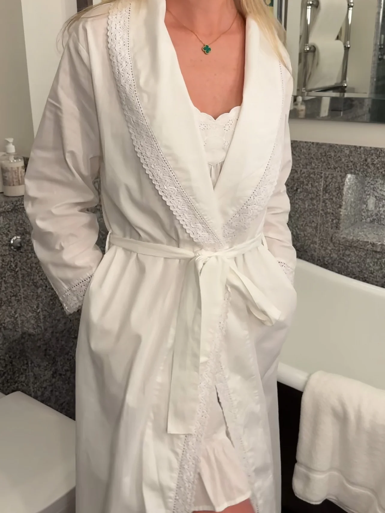 The Lace Robe & Nightie Set - Save 15% - Image 3