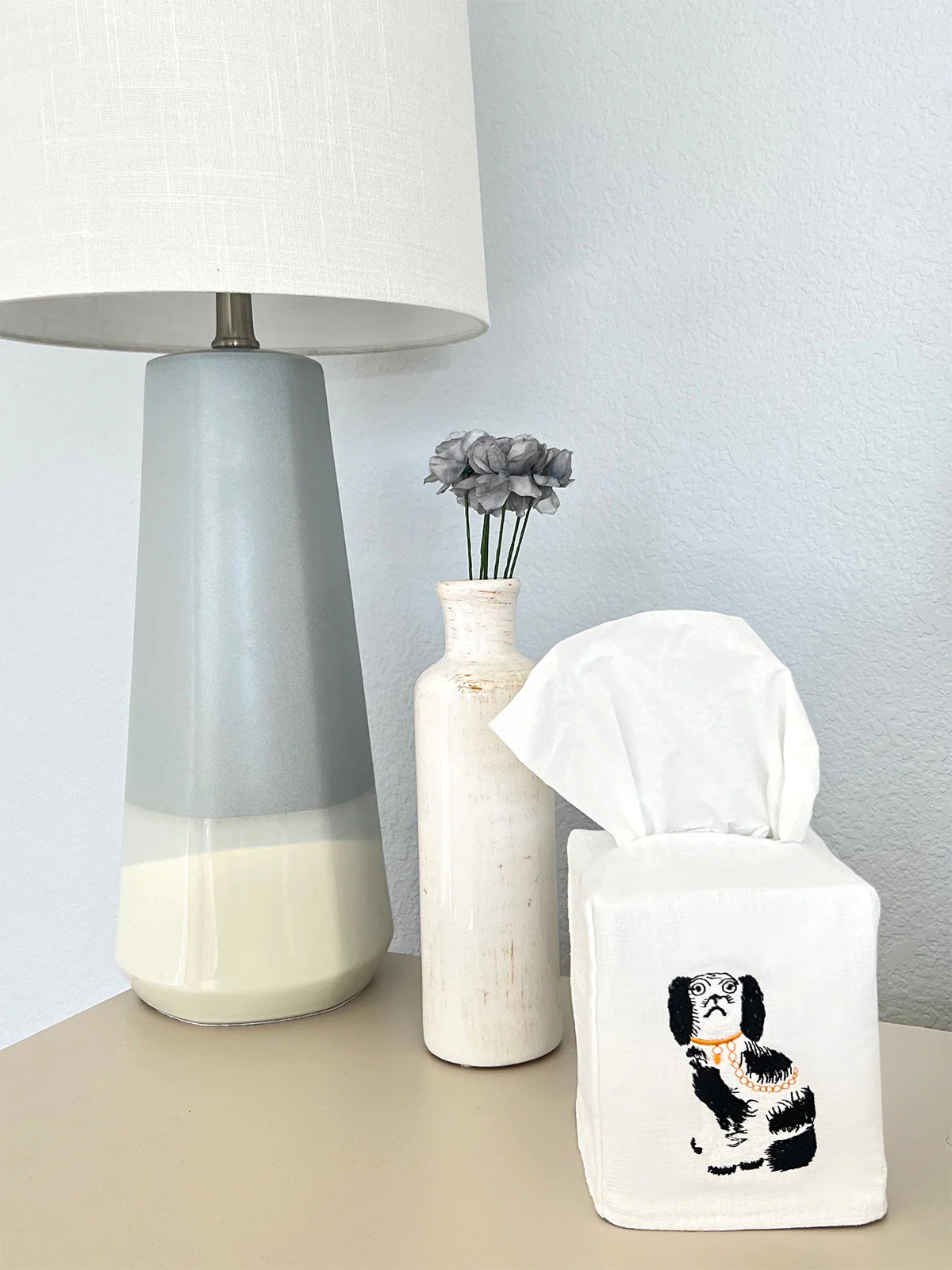 Tissue Box Cover, Embroidered Animals - Image 10