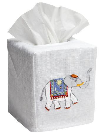 Tissue Box Cover, Embroidered Animals - Image 12