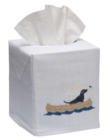 Tissue Box Cover, Embroidered Animals - Image 16