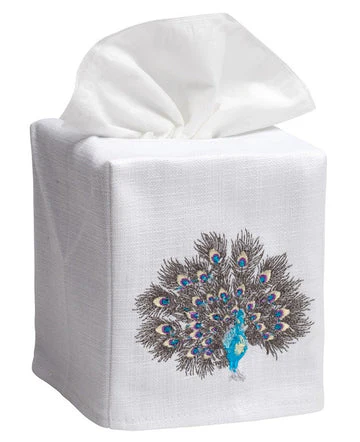 Tissue Box Cover, Embroidered Animals - Image 18