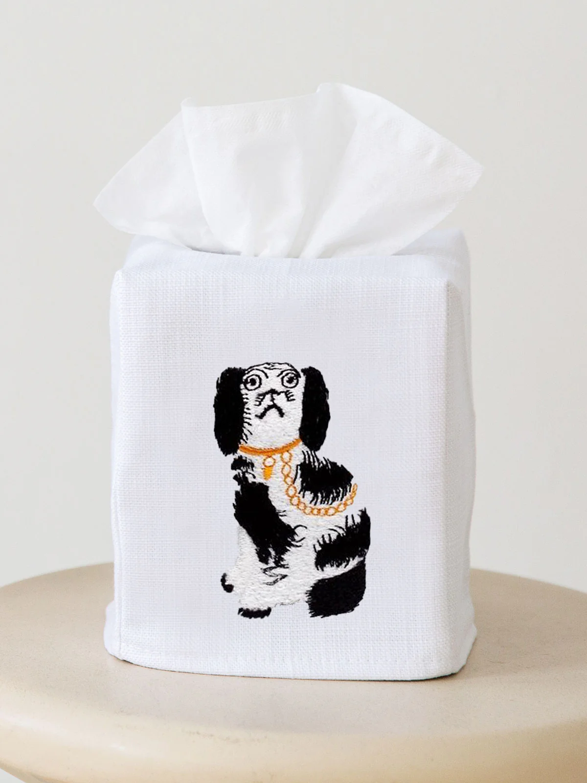 Tissue Box Cover, Embroidered Animals - Image 21