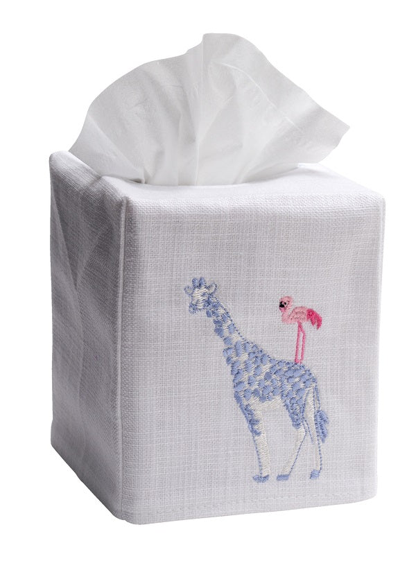 Tissue Box Cover, Embroidered Animals - Image 26