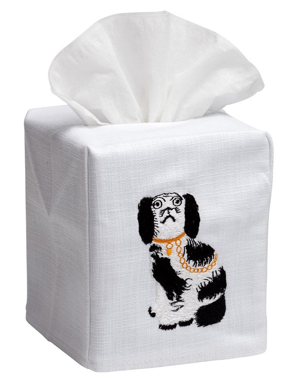 Tissue Box Cover, Embroidered Animals - Image 4