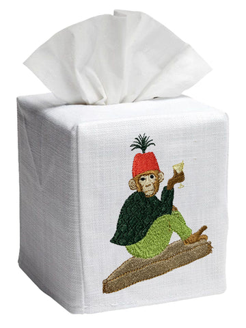 Tissue Box Cover, Embroidered Animals - Image 7