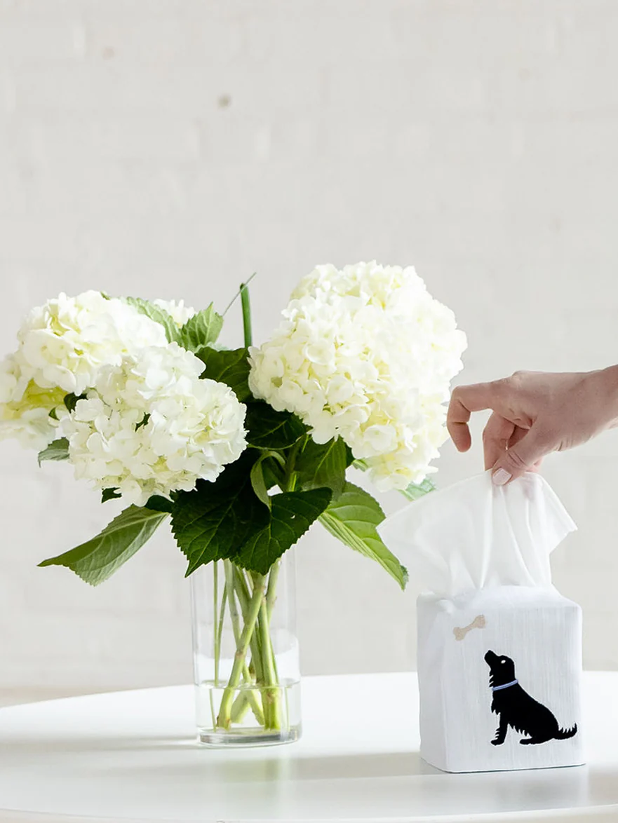 Tissue Box Cover, Embroidered Animals - Image 8