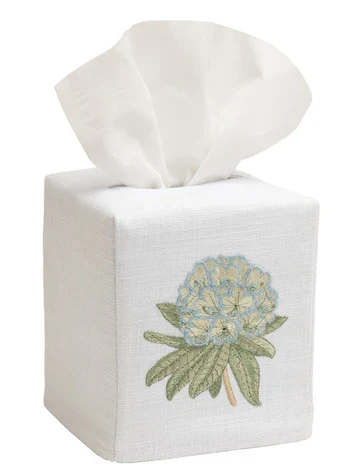 Tissue Box Cover, Embroidered Botanical - Image 11