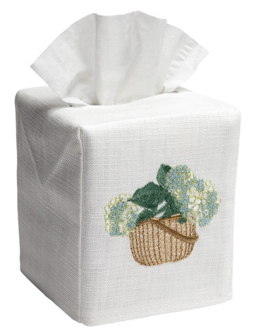 Tissue Box Cover, Embroidered Botanical - Image 16